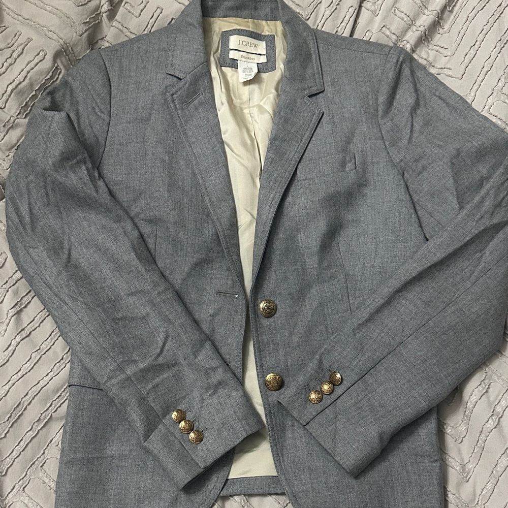 J. Crew Gray womens Blazer